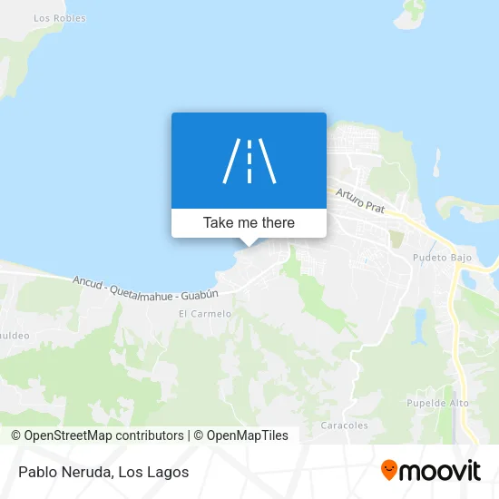 Pablo Neruda map