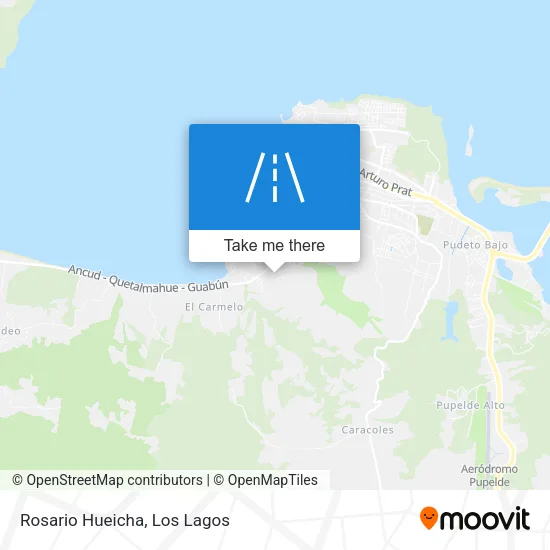 Mapa de Rosario Hueicha