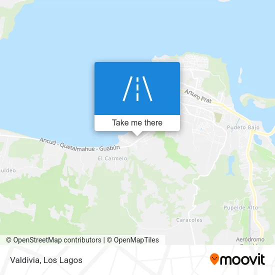Mapa de Valdivia