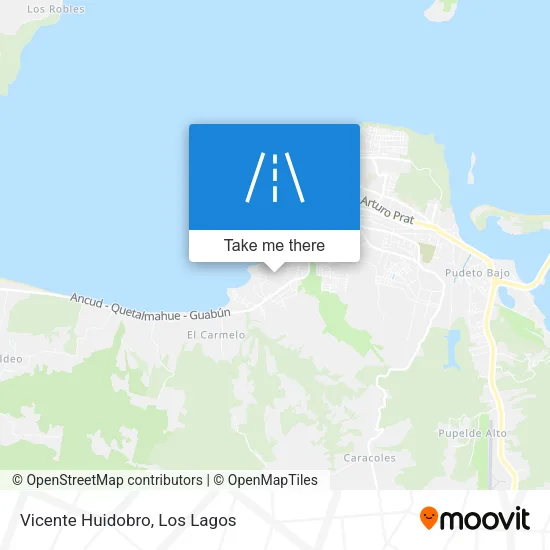Mapa de Vicente Huidobro
