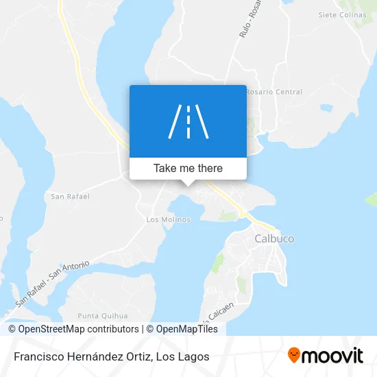 Francisco Hernández Ortiz map