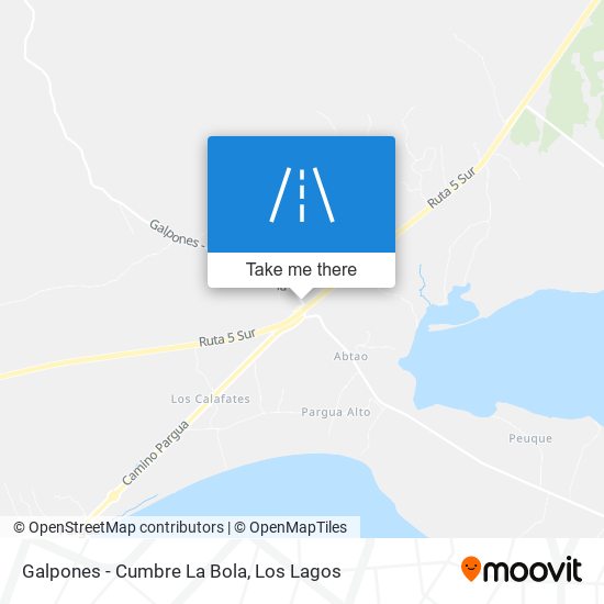 Galpones - Cumbre La Bola map