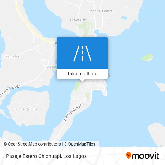 Pasaje Estero Chidhuapi map