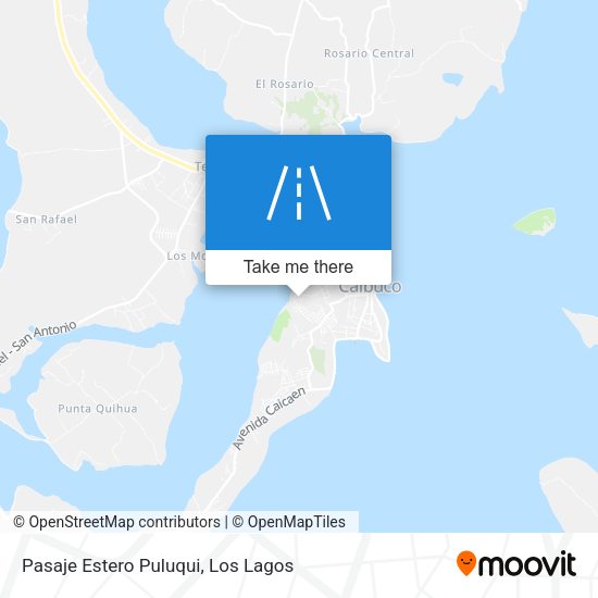 Mapa de Pasaje Estero Puluqui