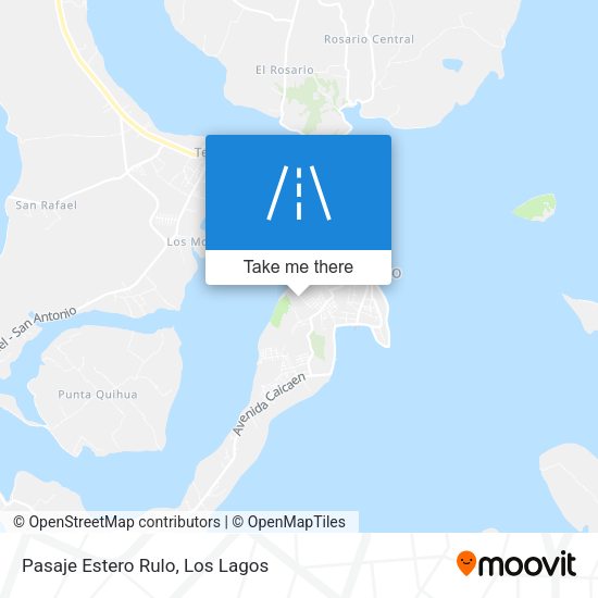Mapa de Pasaje Estero Rulo
