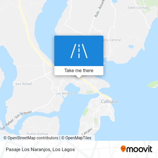 Mapa de Pasaje Los Naranjos