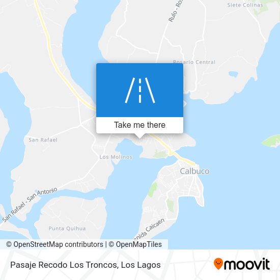 Pasaje Recodo Los Troncos map