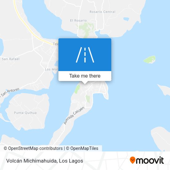 Volcán Michimahuida map