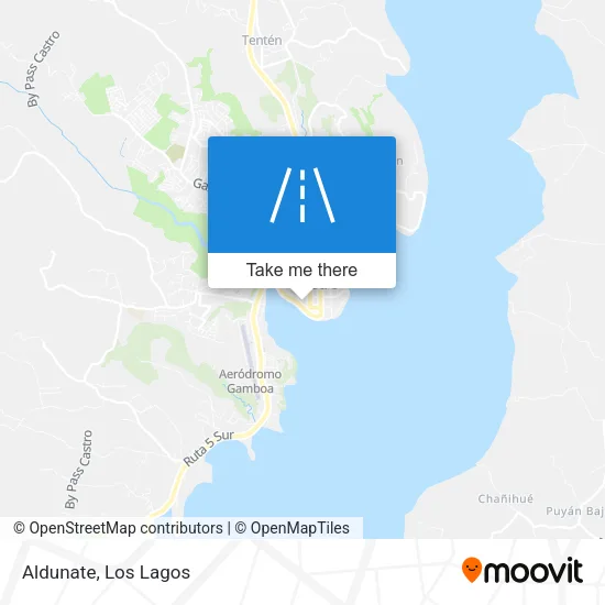 Mapa de Aldunate