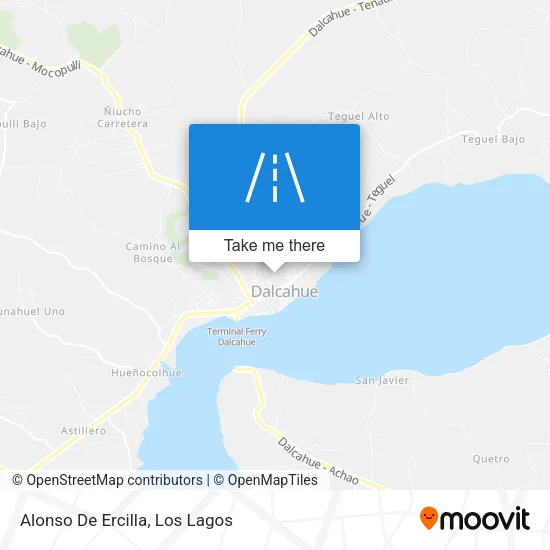 Mapa de Alonso De Ercilla