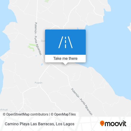 Mapa de Camino Playa Las Barracas