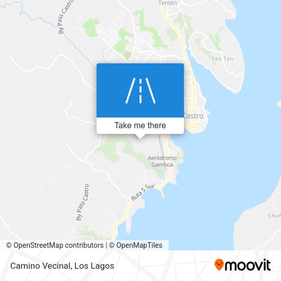 Mapa de Camino Vecinal