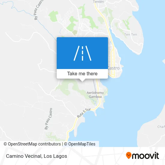 Mapa de Camino Vecinal