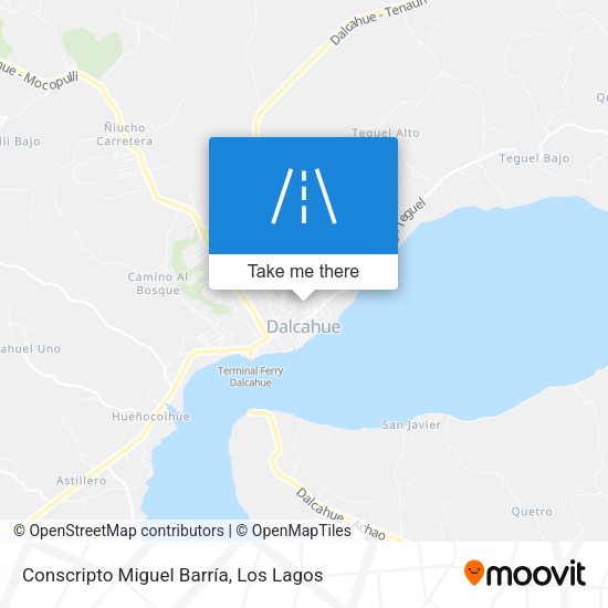 Mapa de Conscripto Miguel Barría