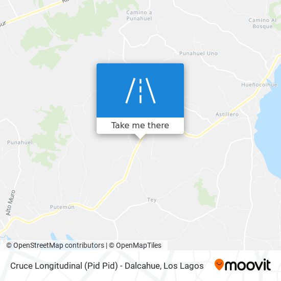 Cruce Longitudinal (Pid Pid) - Dalcahue map