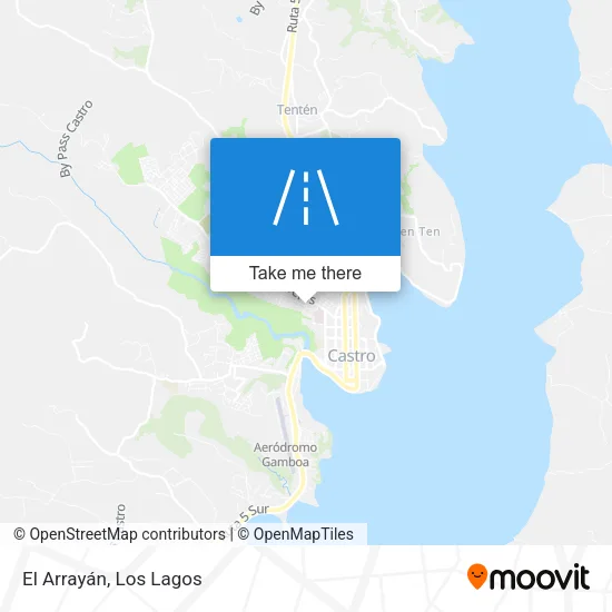 El Arrayán map