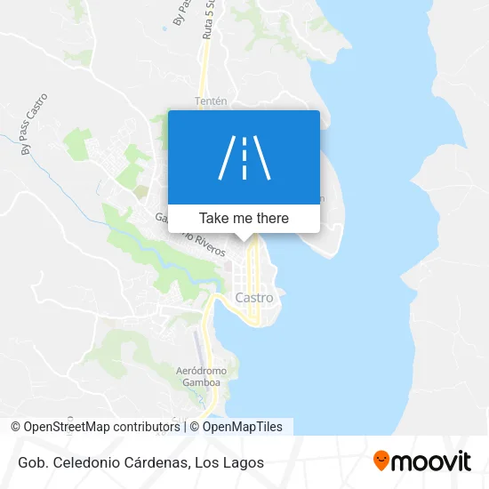 Gob. Celedonio Cárdenas map