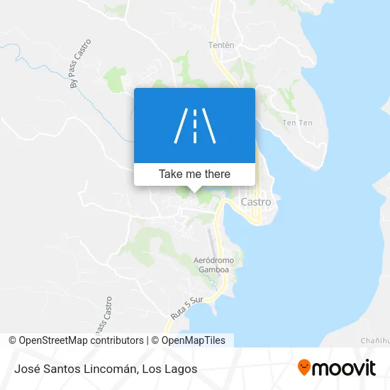 José Santos Lincomán map