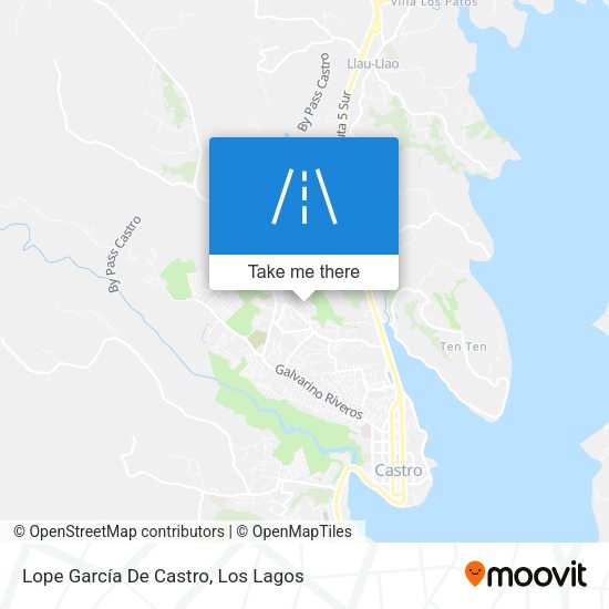Lope García De Castro map