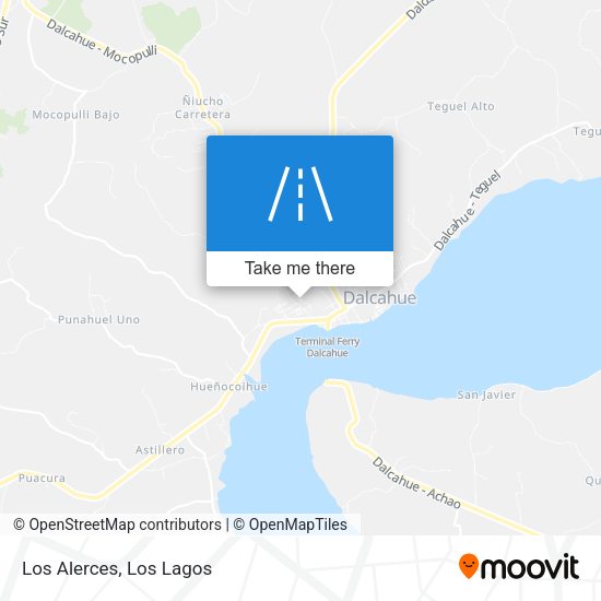 Mapa de Los Alerces