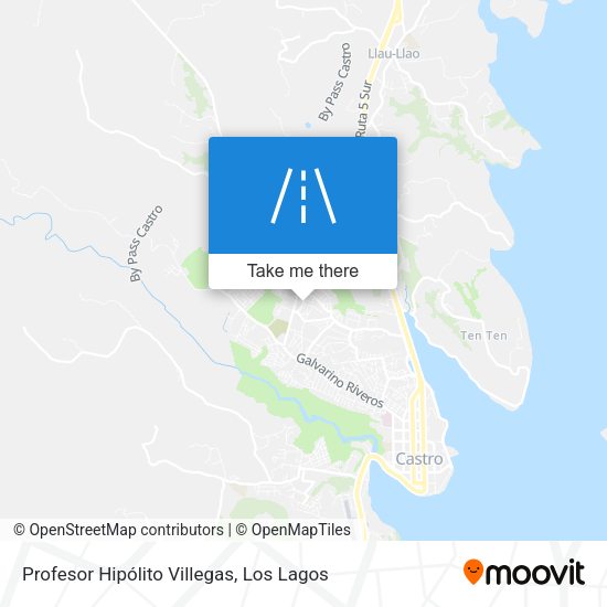 Profesor Hipólito Villegas map