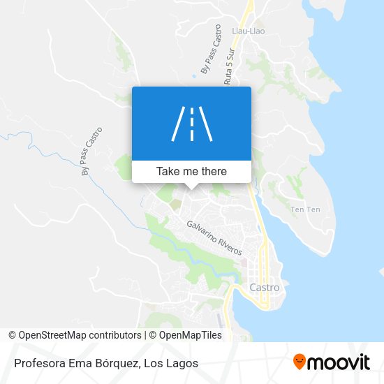 Profesora Ema Bórquez map