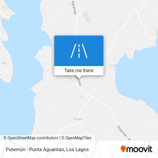 Mapa de Putemún - Punta Aguantao