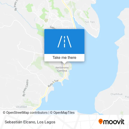 Mapa de Sebastián Elcano