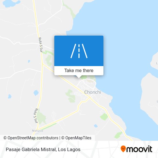 Pasaje Gabriela Mistral map