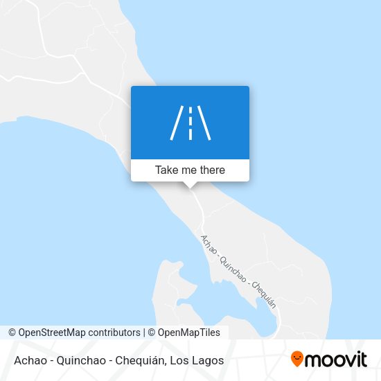 Achao - Quinchao - Chequián map