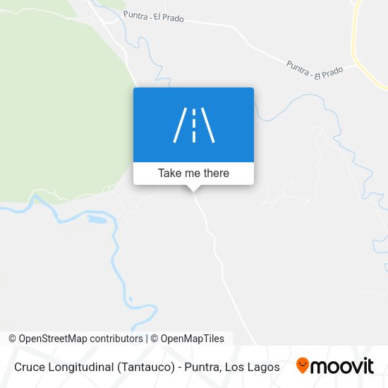Cruce Longitudinal (Tantauco) - Puntra map