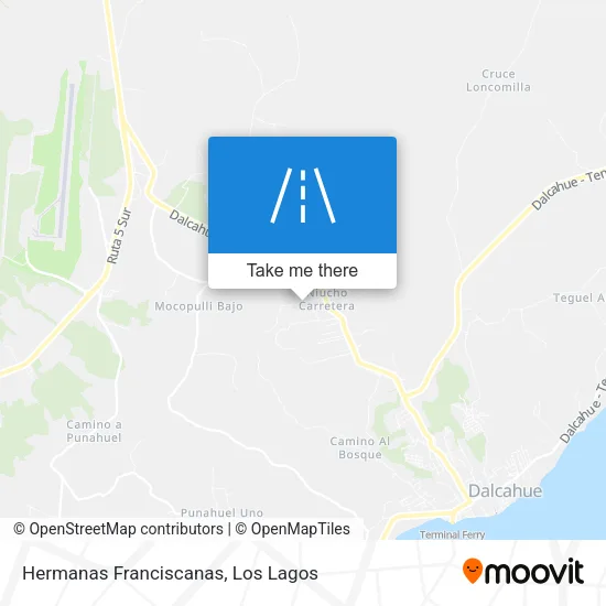 Mapa de Hermanas Franciscanas