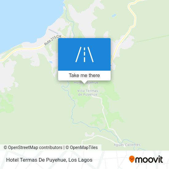 Mapa de Hotel Termas De Puyehue