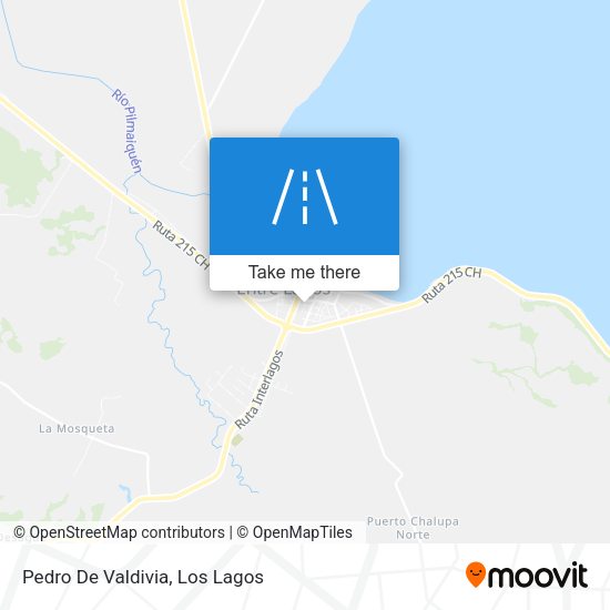 Mapa de Pedro De Valdivia