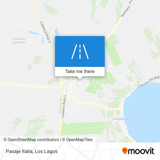 Mapa de Pasaje Italia