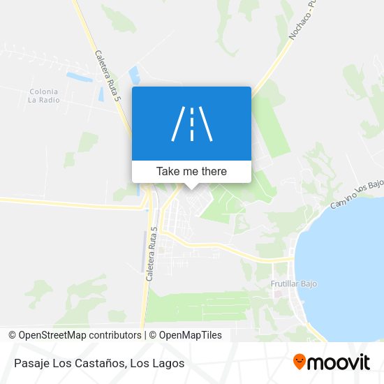 Pasaje Los Castaños map