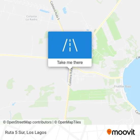 Ruta 5 Sur map