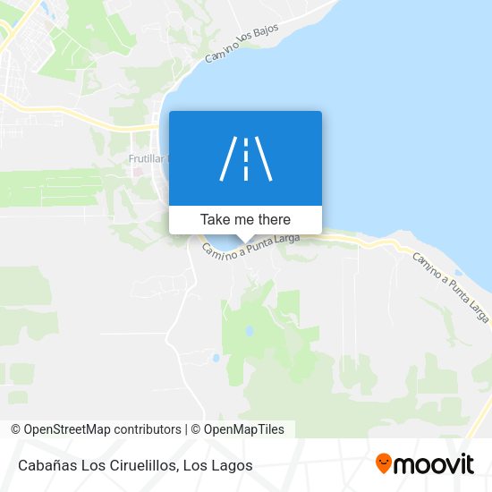 Cabañas Los Ciruelillos map