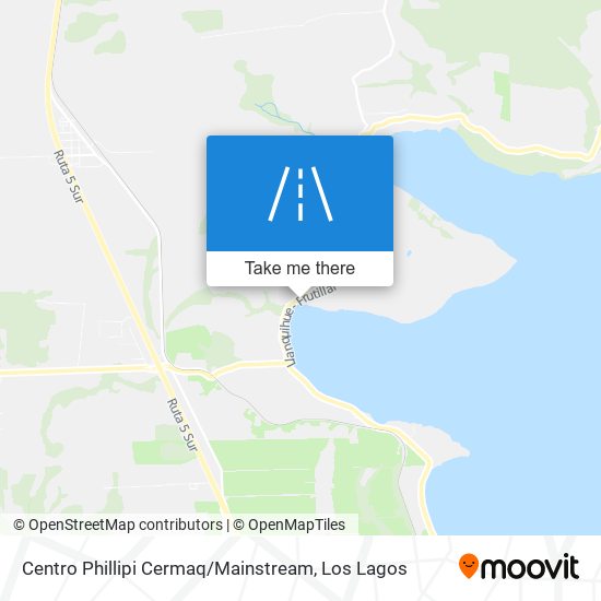 Mapa de Centro Phillipi Cermaq / Mainstream
