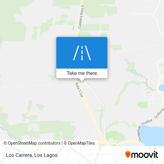Mapa de Los Carrera