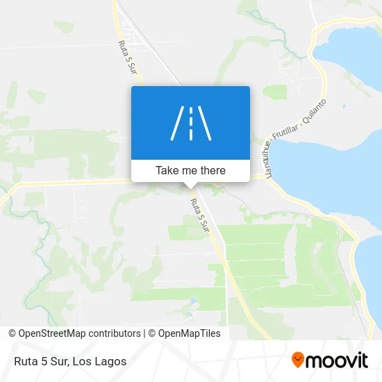 Ruta 5 Sur map