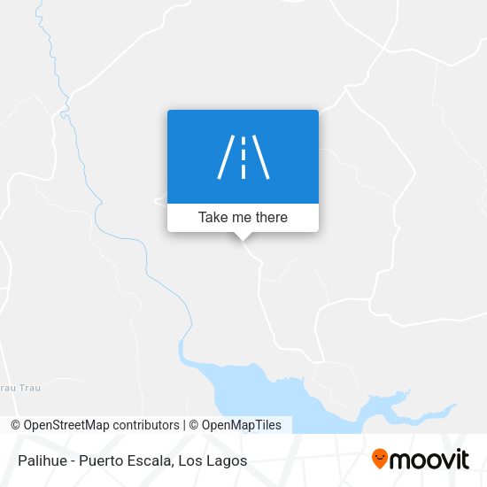 Mapa de Palihue - Puerto Escala