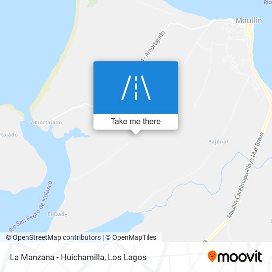 La Manzana - Huichamilla map