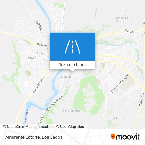 Mapa de Almirante Latorre