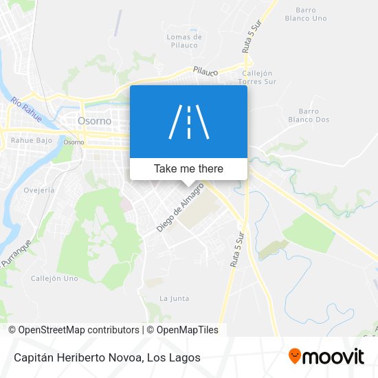 Capitán Heriberto Novoa map