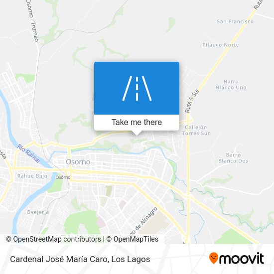 Cardenal José María Caro map