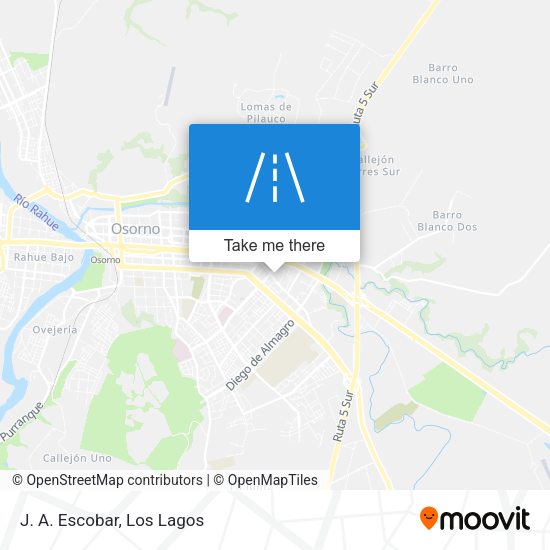 Mapa de J. A. Escobar