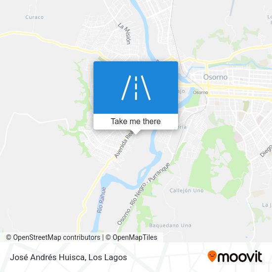 Mapa de José Andrés Huisca