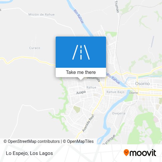 Mapa de Lo Espejo