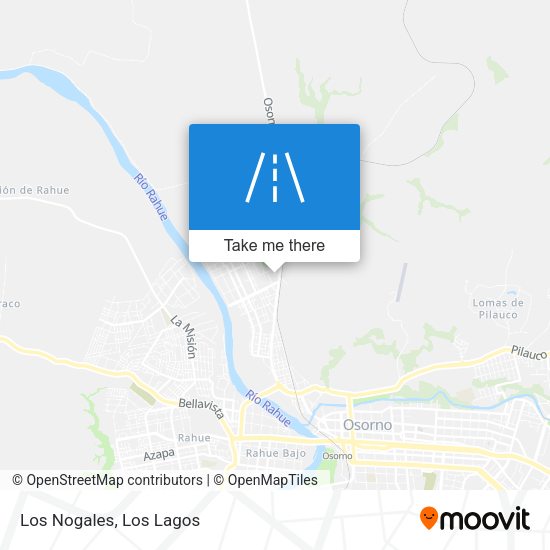 Los Nogales map